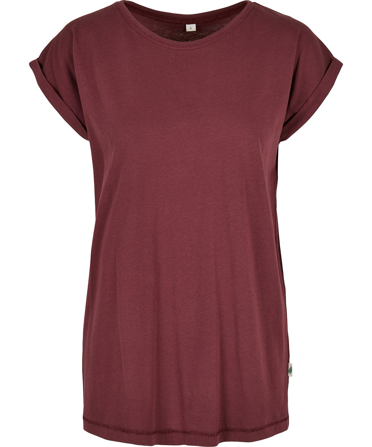 Personalised T-Shirts - Build Your Brand Women's organic extended shoulder tee
