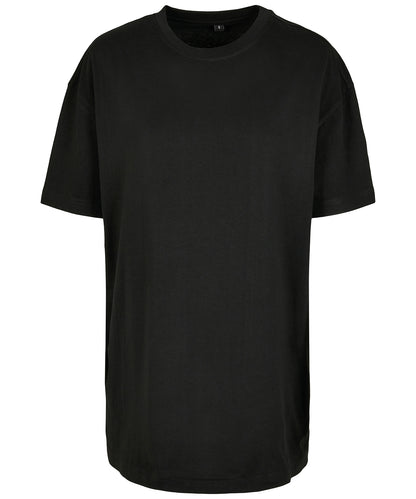 Personalised T-Shirts - Black Build Your Brand Women's oversized boyfriend tee