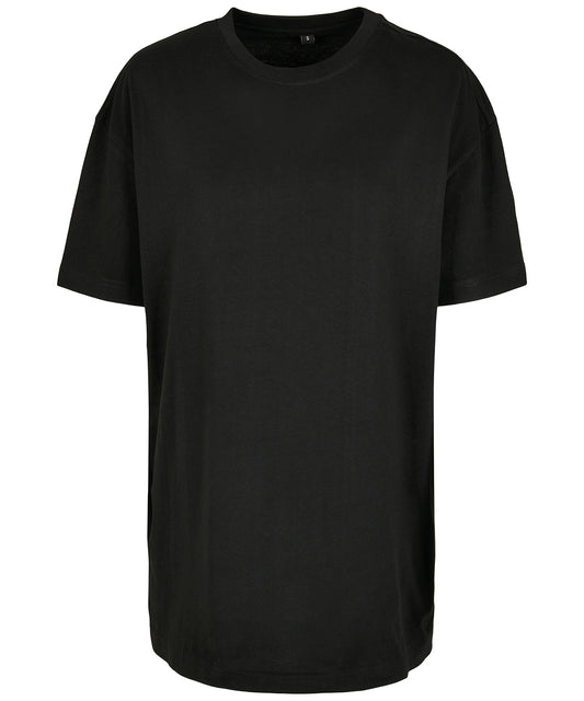 Personalised T-Shirts - Black Build Your Brand Women's oversized boyfriend tee