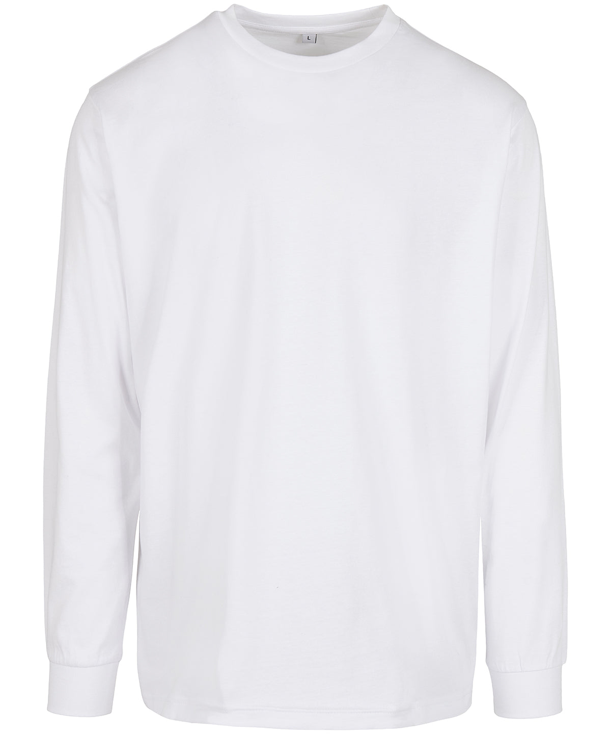 Personalised Sweatshirts - Black Build Your Brand Organic long sleeve with cuff rib