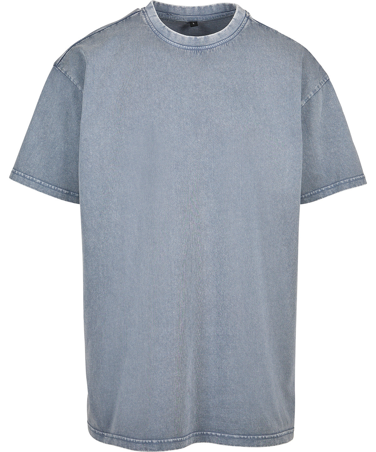 Personalised T-Shirts - Mid Grey Build Your Brand Acid washed heavy oversized tee