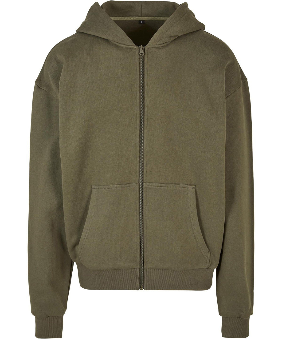 Personalised Hoodies - Black Build Your Brand Ultra heavy zip hoodie