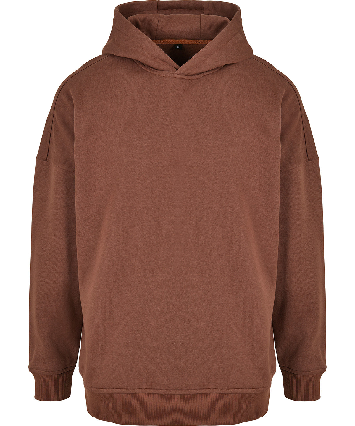Personalised Hoodies - Mid Brown Build Your Brand Oversized cut-on sleeve hoodie