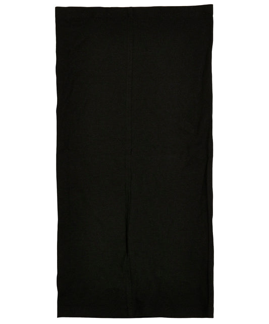 Personalised Scarves - Black Build Your Brand Organic cotton tube scarf