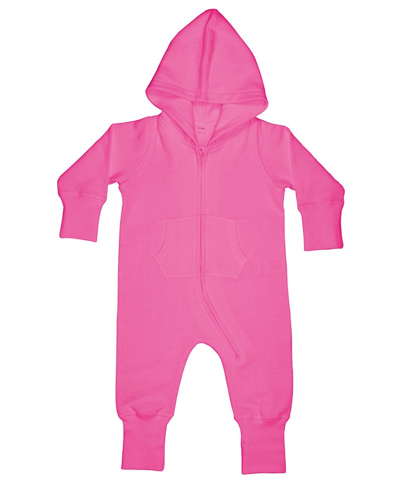 Personalised Onesies - Mid Pink Babybugz Baby and toddler all-in-one