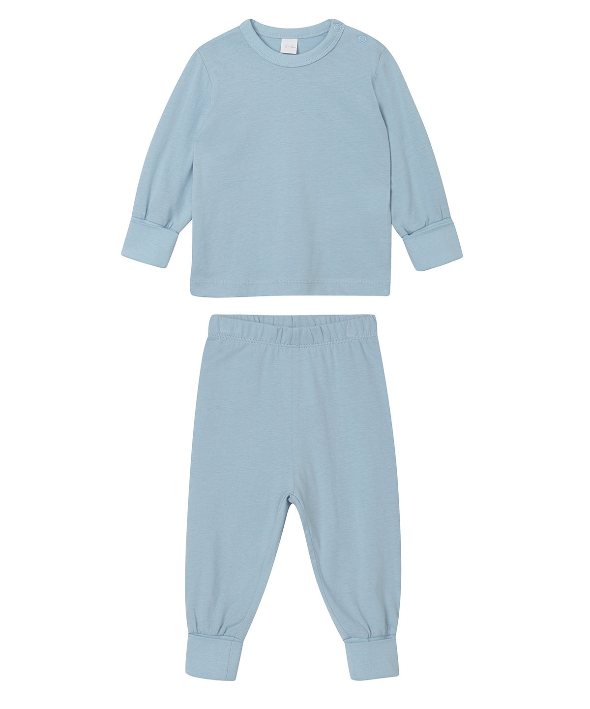 Personalised Pyjamas - Light Blue Babybugz Baby pyjamas