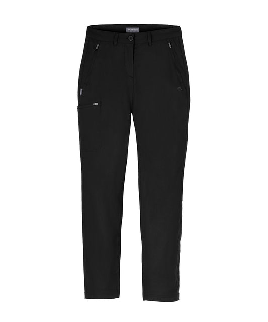 Personalised Trousers - Black Craghoppers Expert women’s Kiwi pro stretch trousers