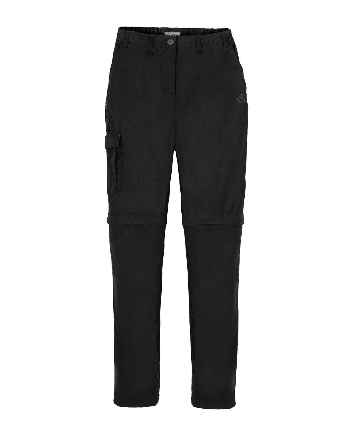 Personalised Trousers - Black Craghoppers Expert women’s Kiwi convertible trousers