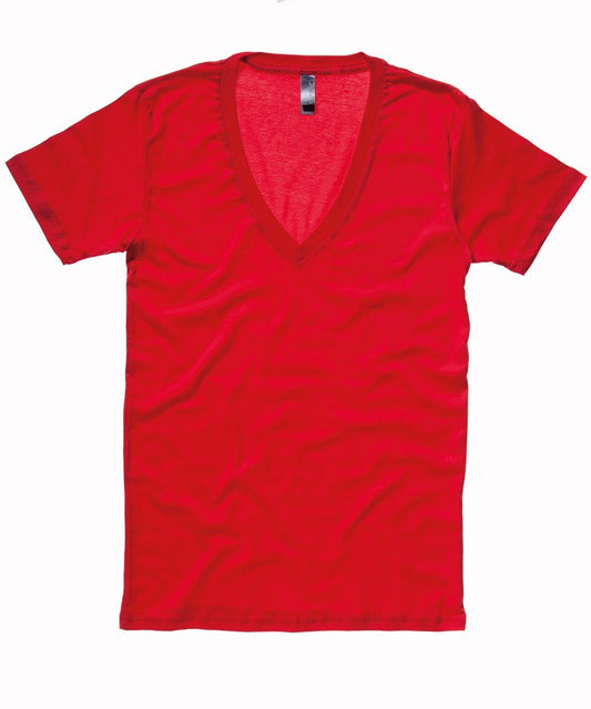 Personalised T-Shirts - Bella Canvas Unisex Jersey deep v-neck t-shirt