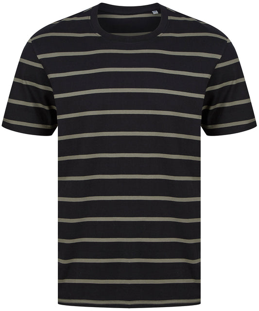 Personalised T-Shirts - Stripes Front Row Striped T