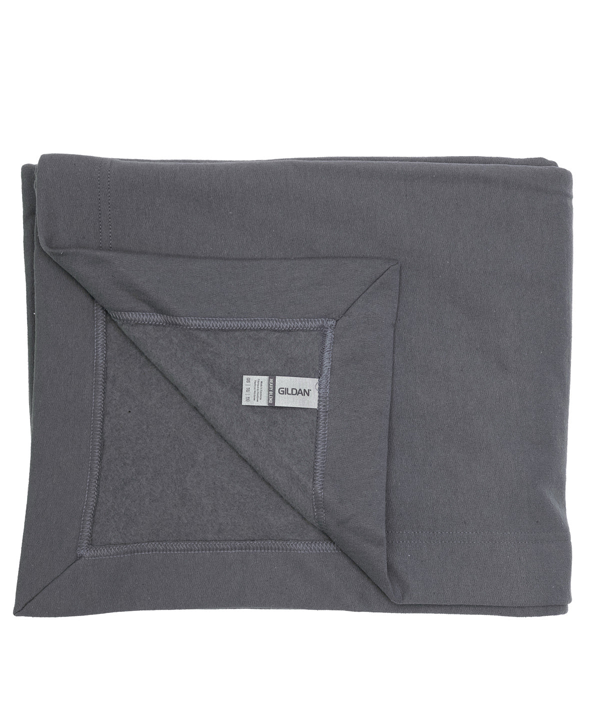 Personalised Blankets - Dark Grey Gildan Heavy Blend™ fleece stadium blanket