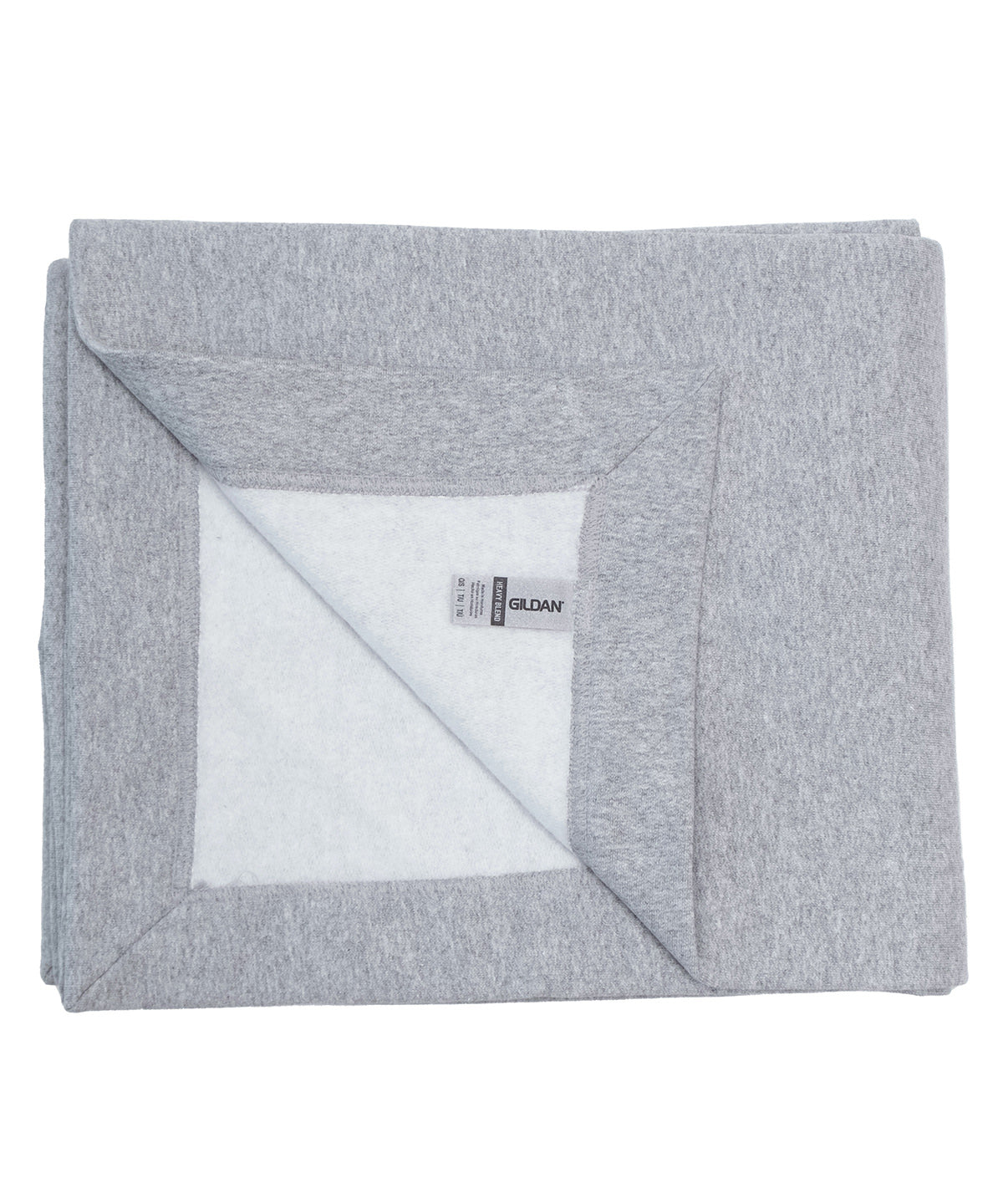 Personalised Blankets - Heather Grey Gildan Heavy Blend™ fleece stadium blanket