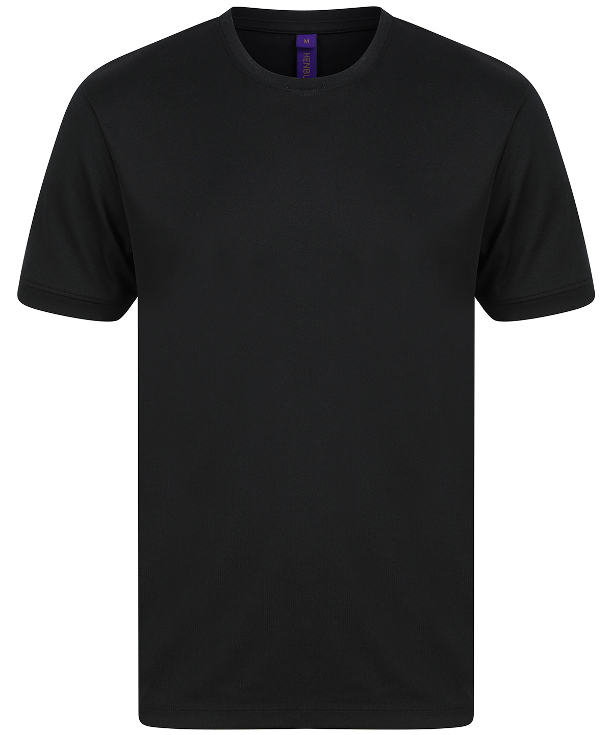 Personalised T-Shirts - Black Henbury Hi Cool performance t-shirt