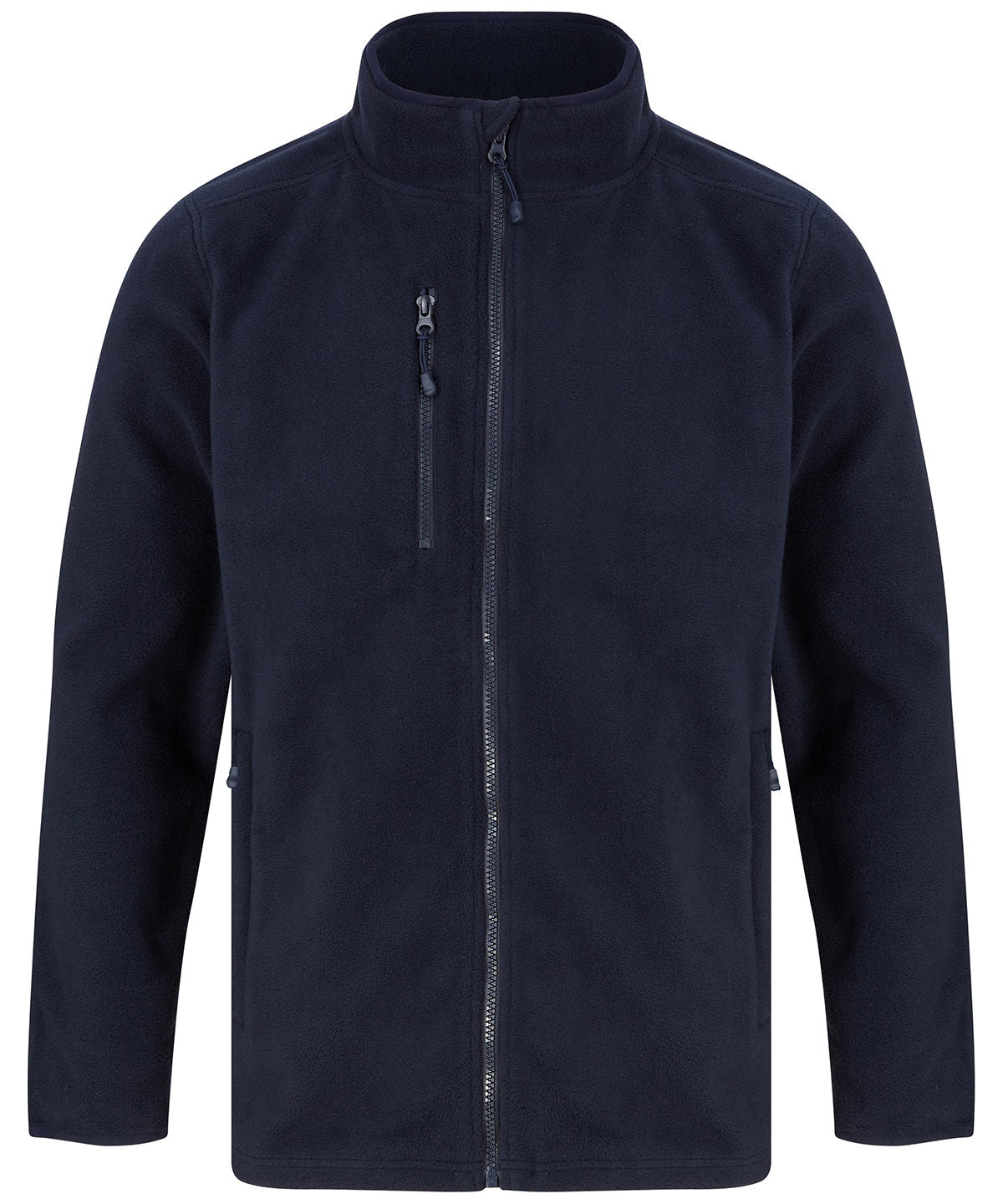 Personalised Jackets - Black Henbury Recycled polyester microfleece jacket