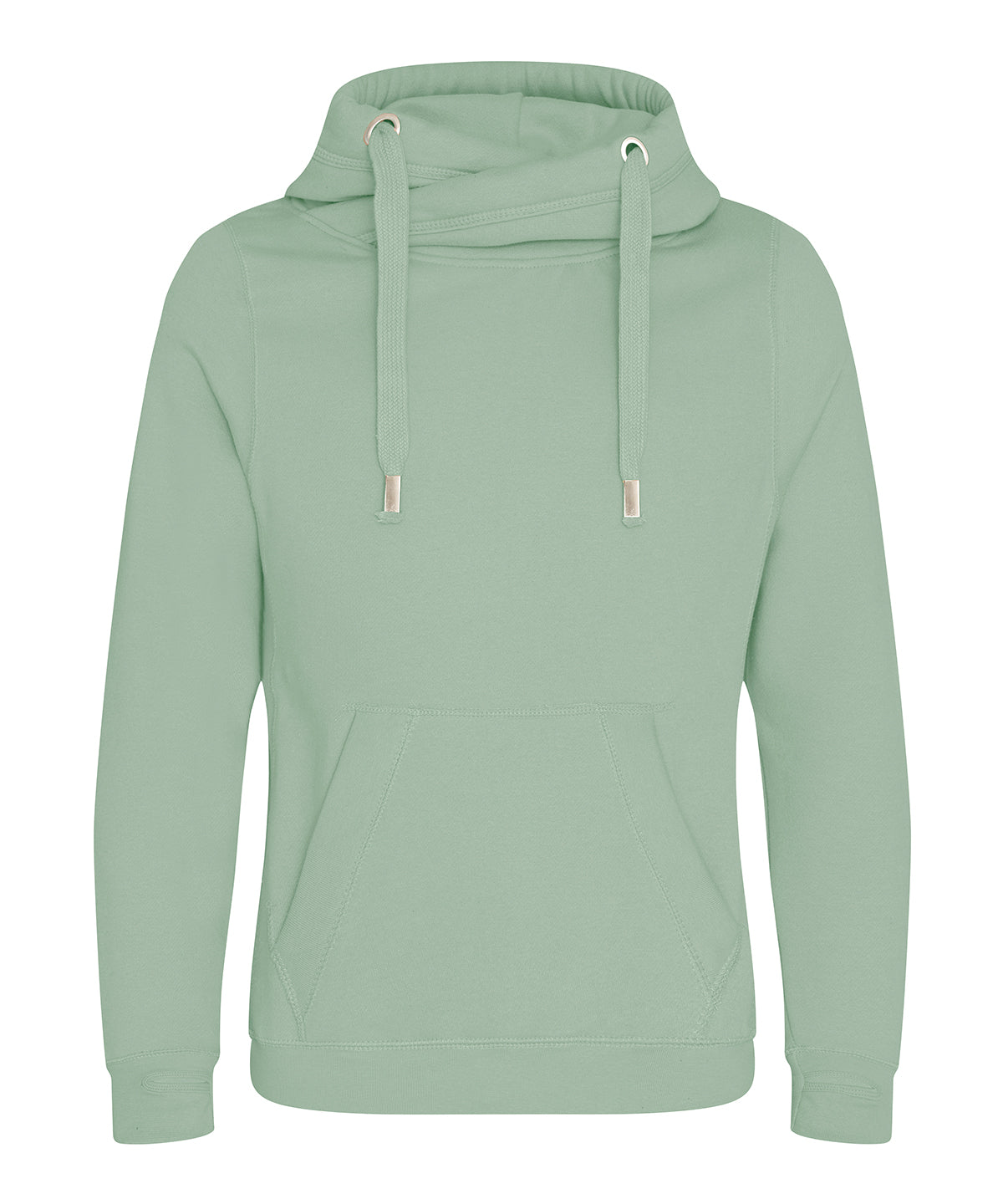 Personalised Hoodies - Light Pink AWDis Just Hoods Cross neck hoodie