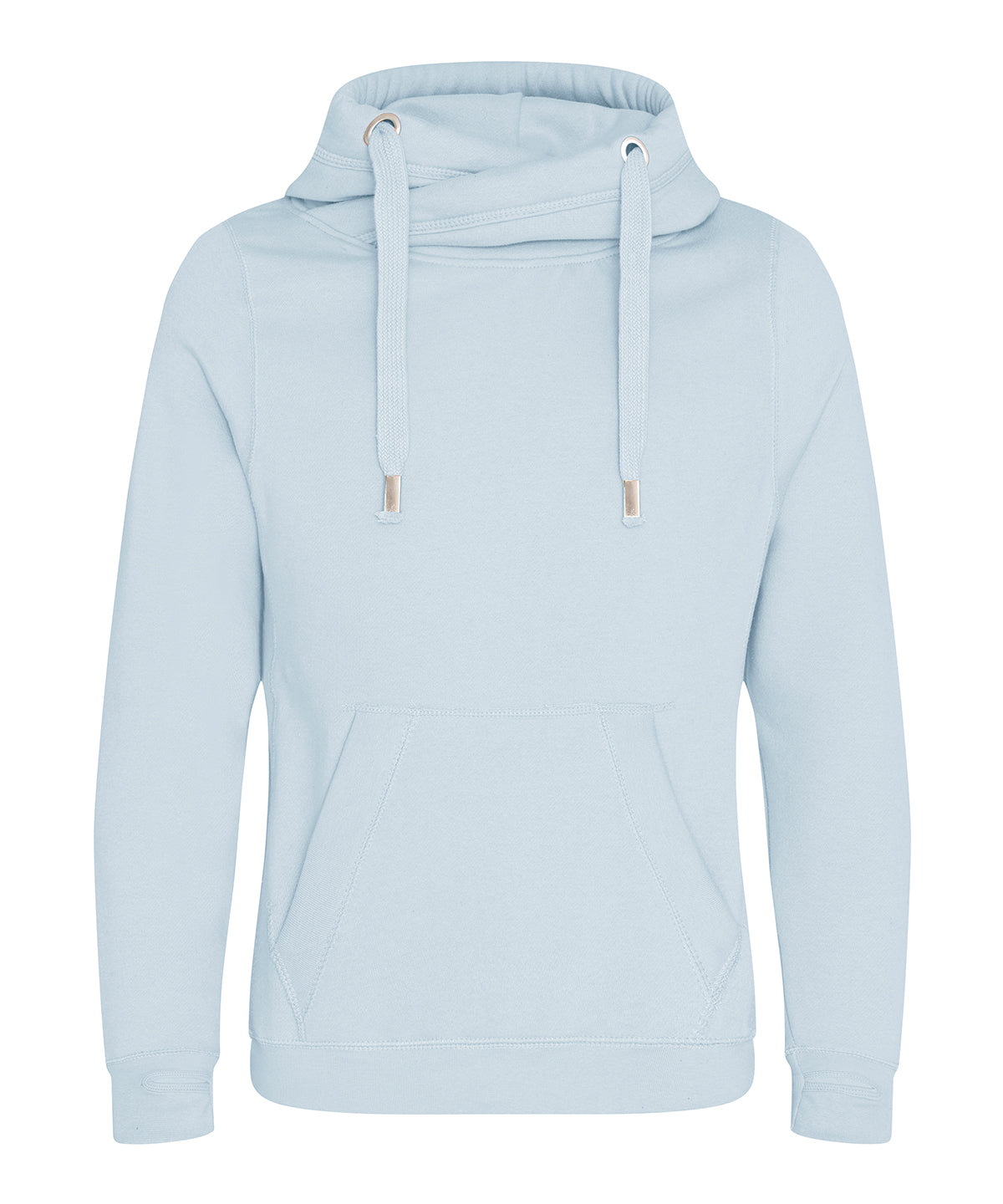 Personalised Hoodies - Black AWDis Just Hoods Cross neck hoodie