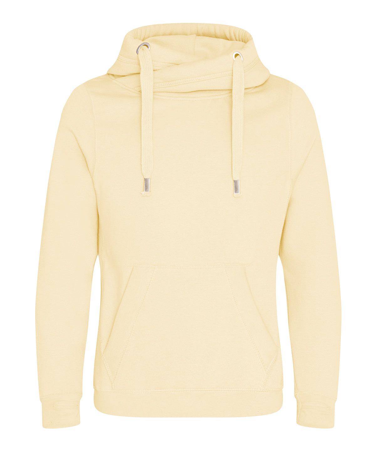 Personalised Hoodies - Dark Grey AWDis Just Hoods Cross neck hoodie