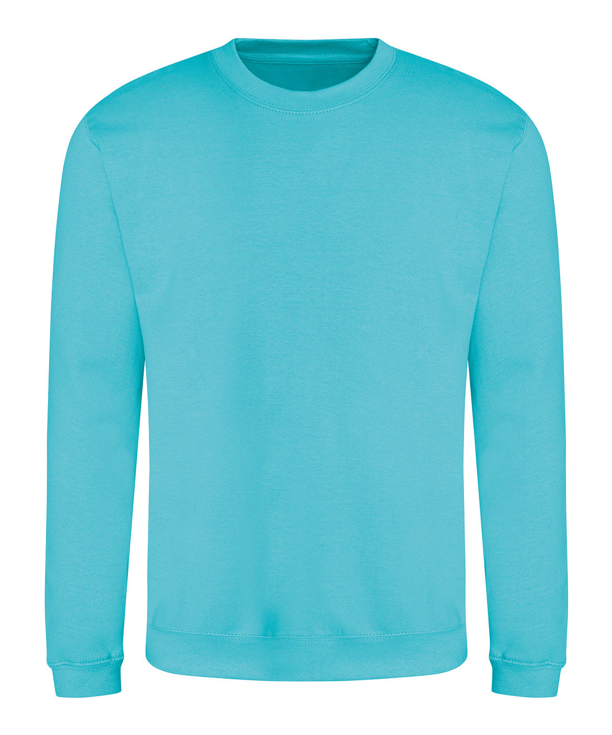 Personalised Sweatshirts - Turquoise AWDis Just Hoods AWDis sweatshirt.