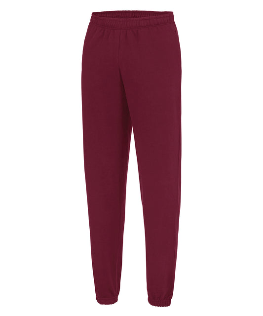 Personalised Sweatpants - Burgundy AWDis Just Hoods College cuffed sweatpants
