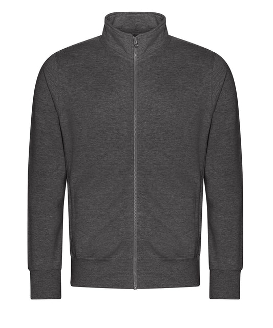 Personalised Sweatshirts - Dark Grey AWDis Just Hoods Campus full-zip sweatshirt