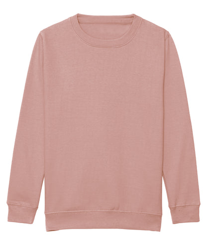 Personalised Sweatshirts - Light Pink AWDis Just Hoods Kids AWDis sweatshirt