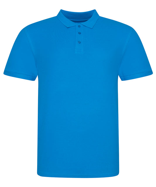 Personalised Polo Shirts - Mid Blue AWDis Just Polo's The 100 polo