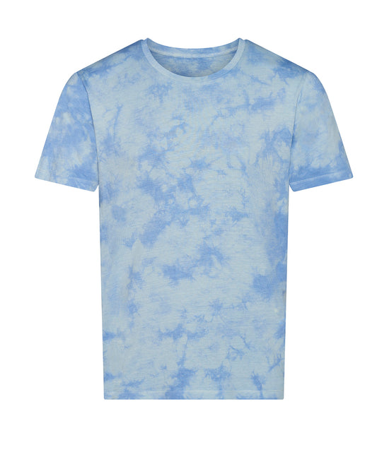 Personalised T-Shirts - Light Blue AWDis Just T's Tie-dye T