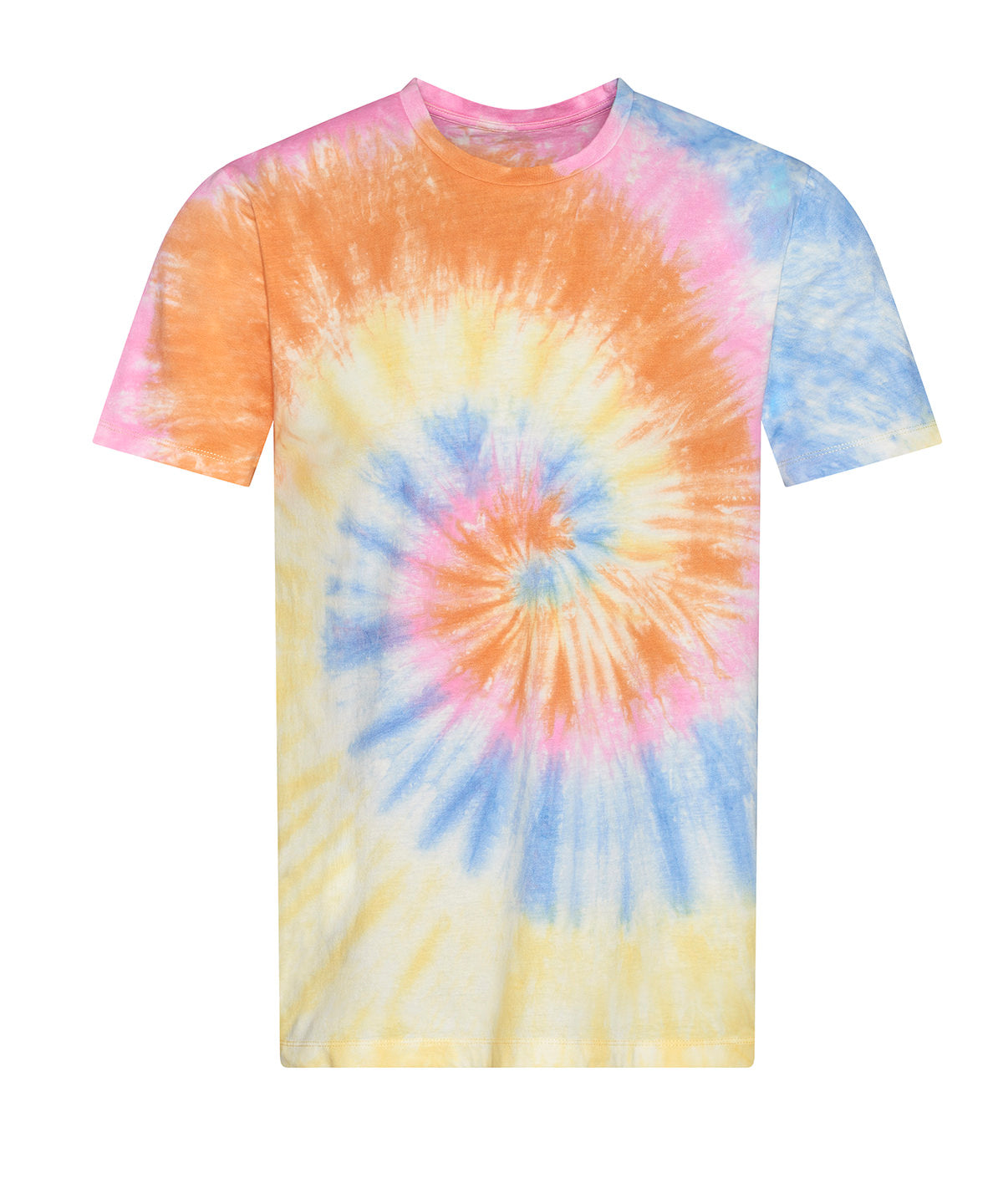 Personalised T-Shirts - Light Blue AWDis Just T's Tiedye T