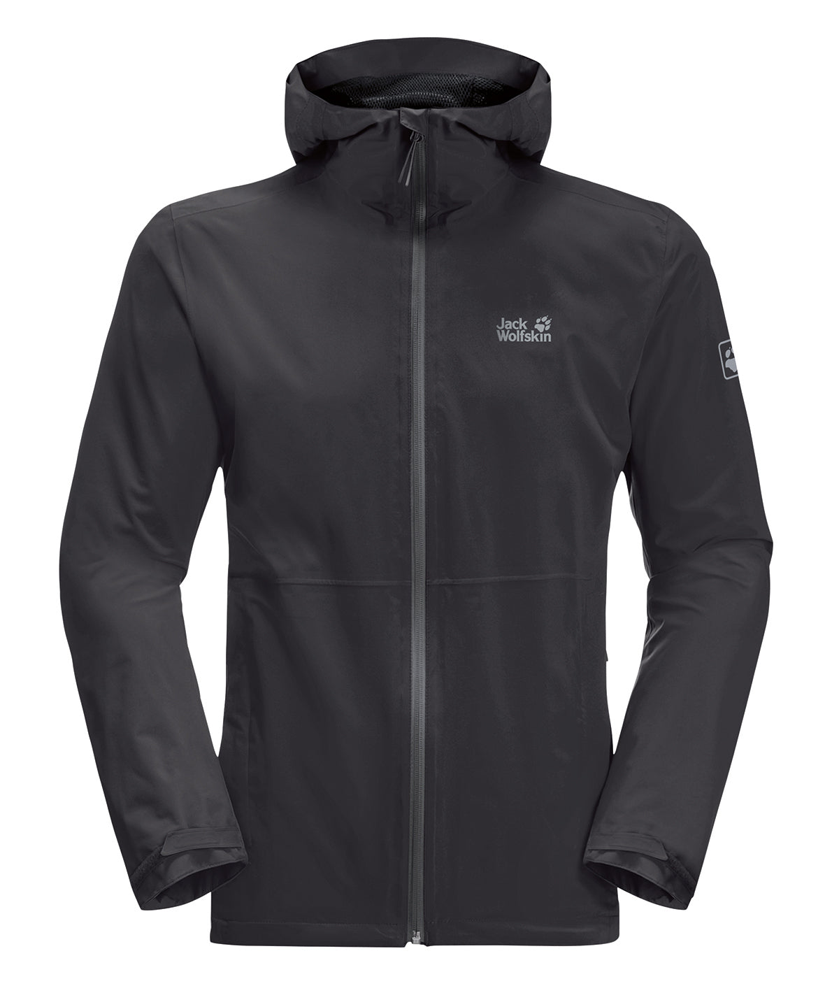 Personalised Jackets - Black Jack Wolfskin Packable waterproof jacket (NL)