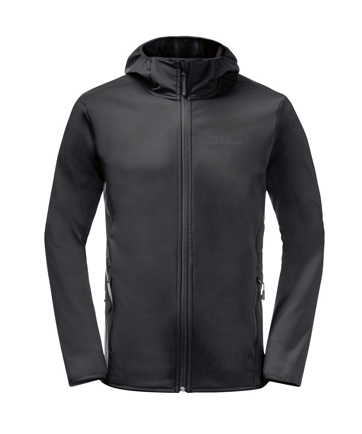 Personalised Jackets - Black Jack Wolfskin Hooded softshell jacket (NL)