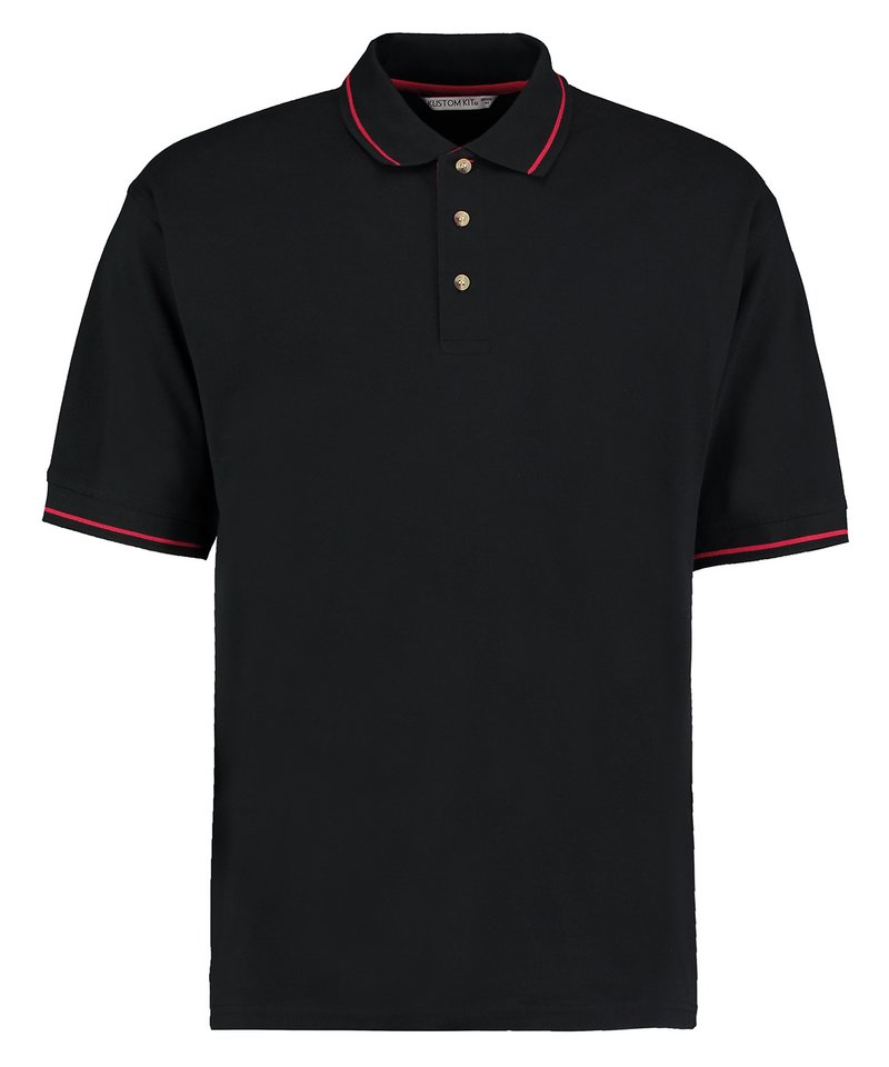 Personalised Polo Shirts - Black Kustom Kit St Mellion polo (classic fit)