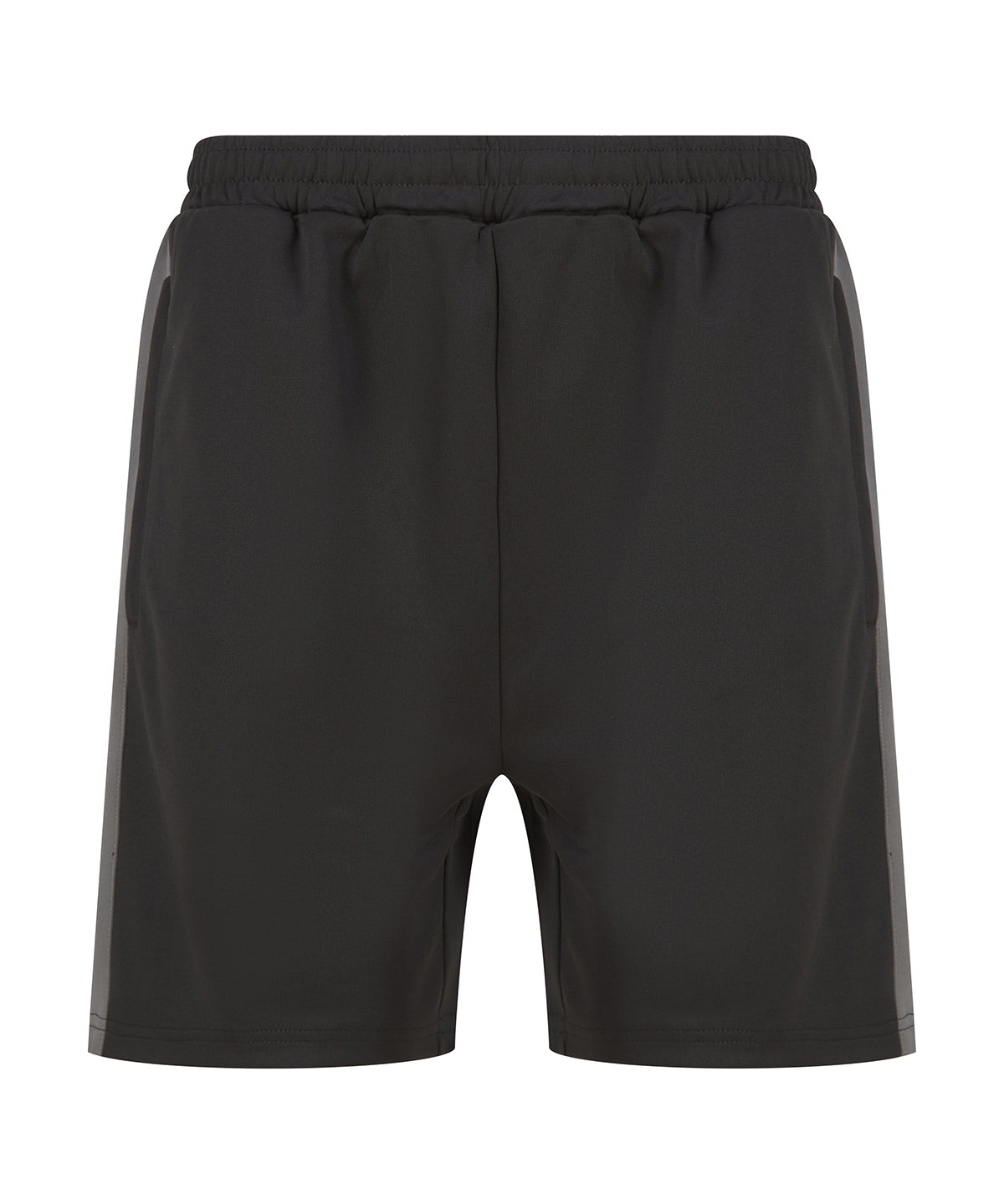 Personalised Shorts - Black Finden & Hales Knitted shorts with zip pockets