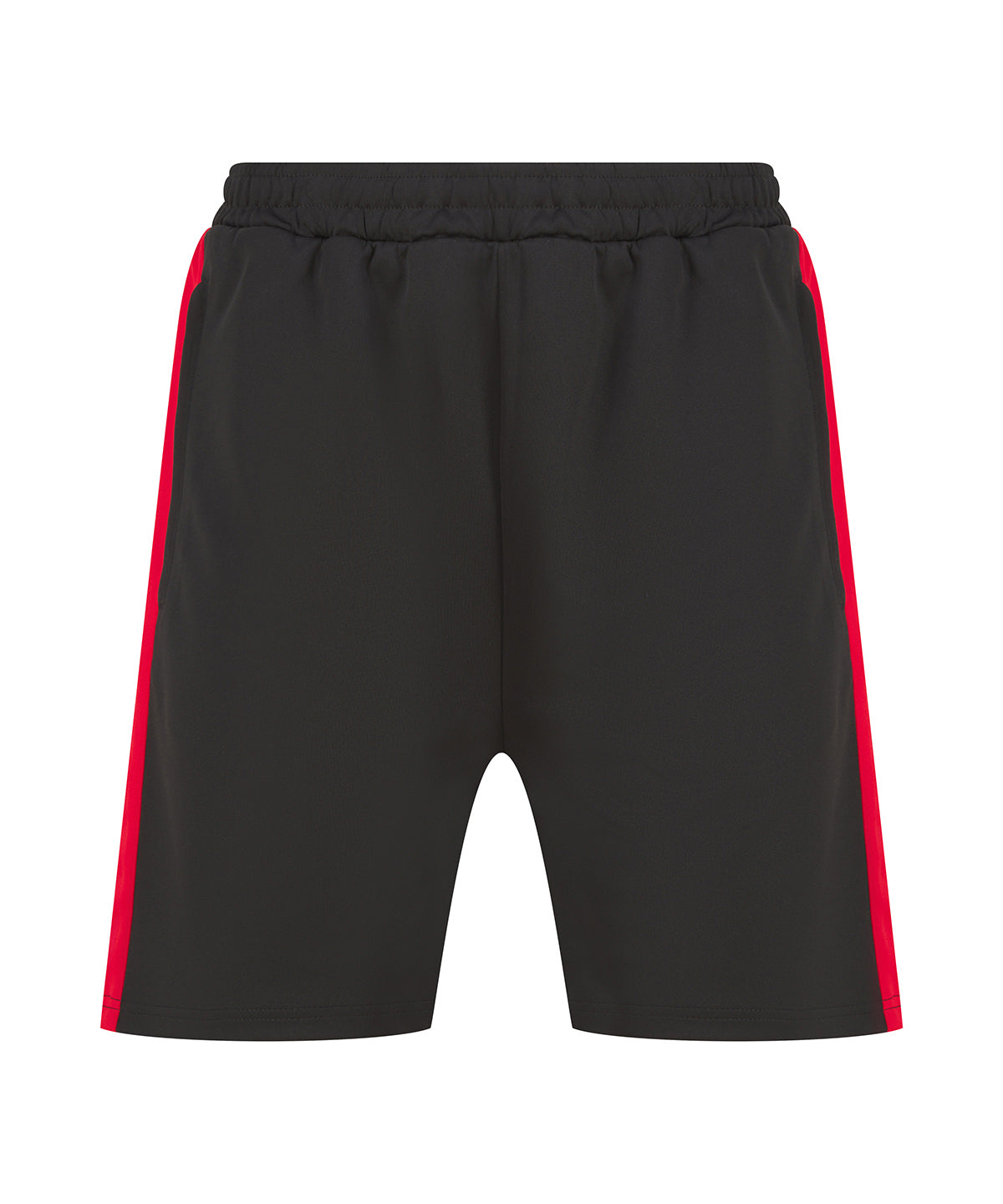 Personalised Shorts - Black Finden & Hales Knitted shorts with zip pockets