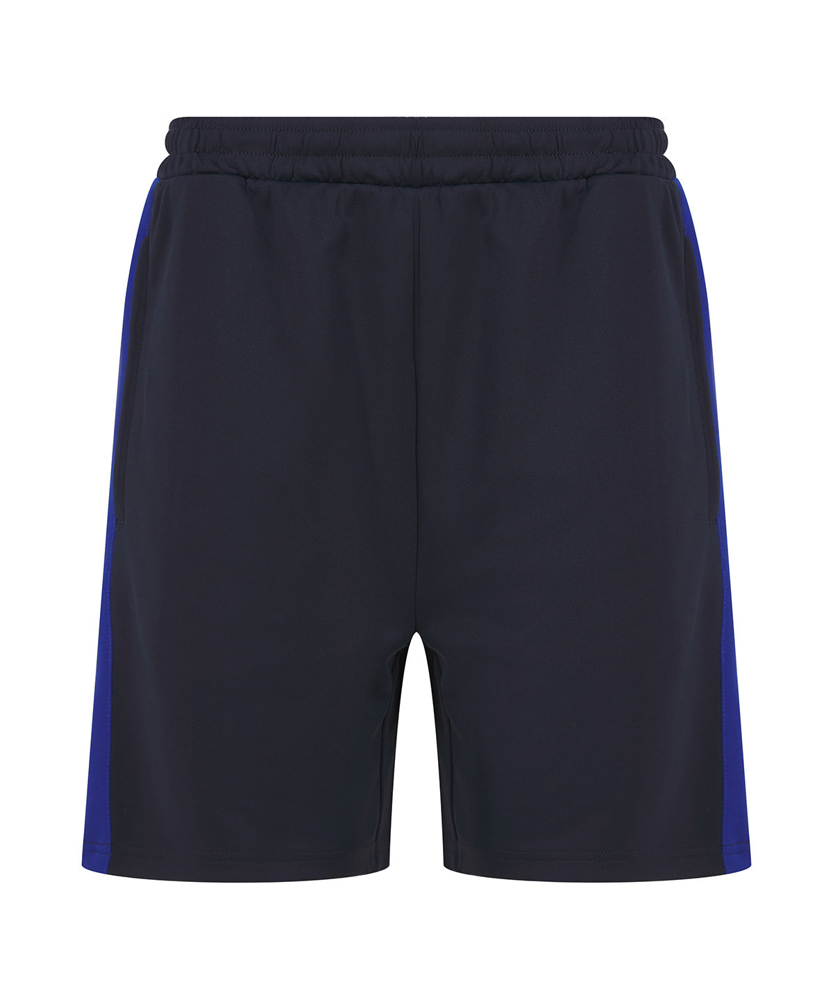 Personalised Shorts - Black Finden & Hales Knitted shorts with zip pockets