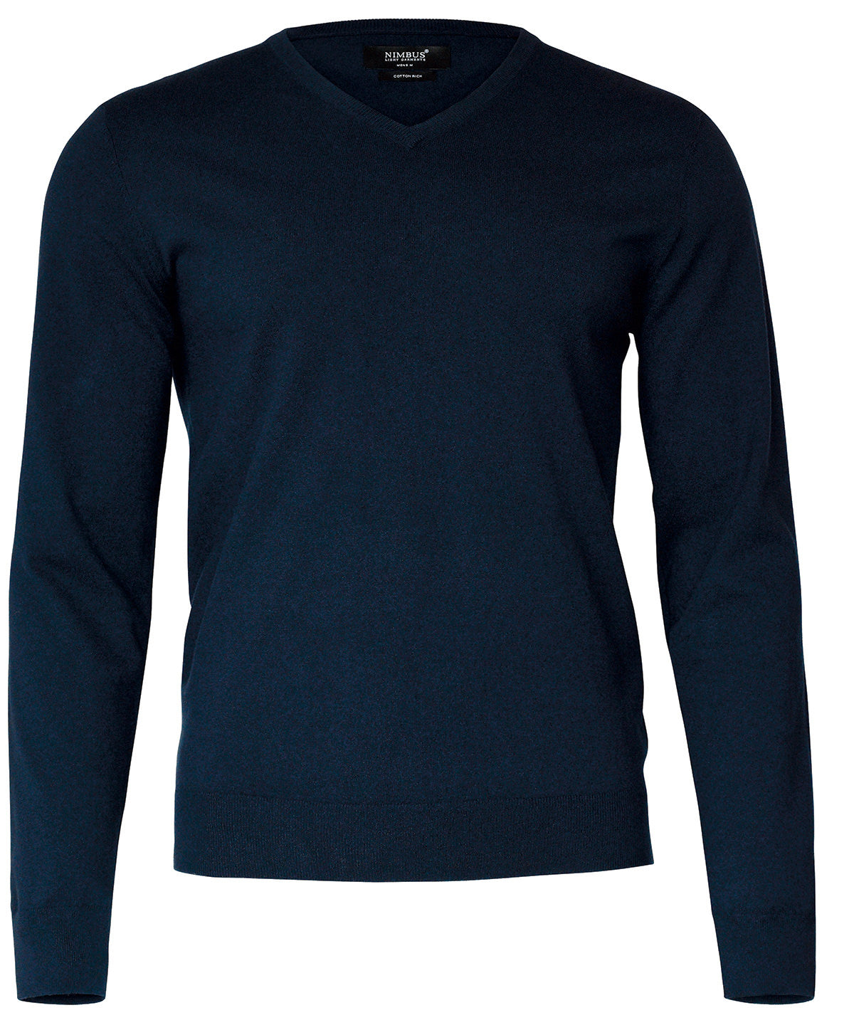 Personalised Knitted Jumpers - Black Nimbus Brighton – elegant v-neck knit