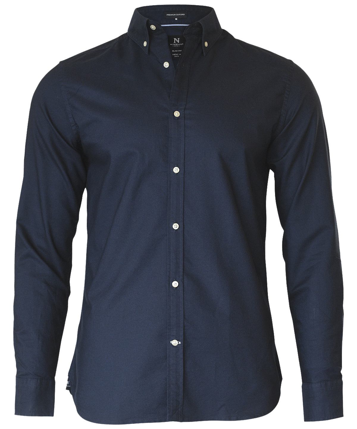 Personalised Shirts - Light Blue Nimbus Rochester Slim Fit – classic Oxford shirt