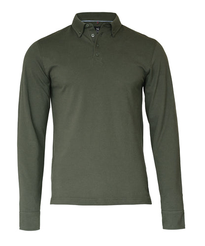 Personalised Polo Shirts - Black Nimbus Carlington – deluxe long sleeve polo