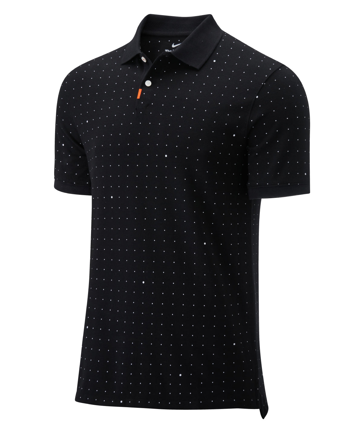 Personalised Polo Shirts - Black Nike The Nike polo golf space dot slim