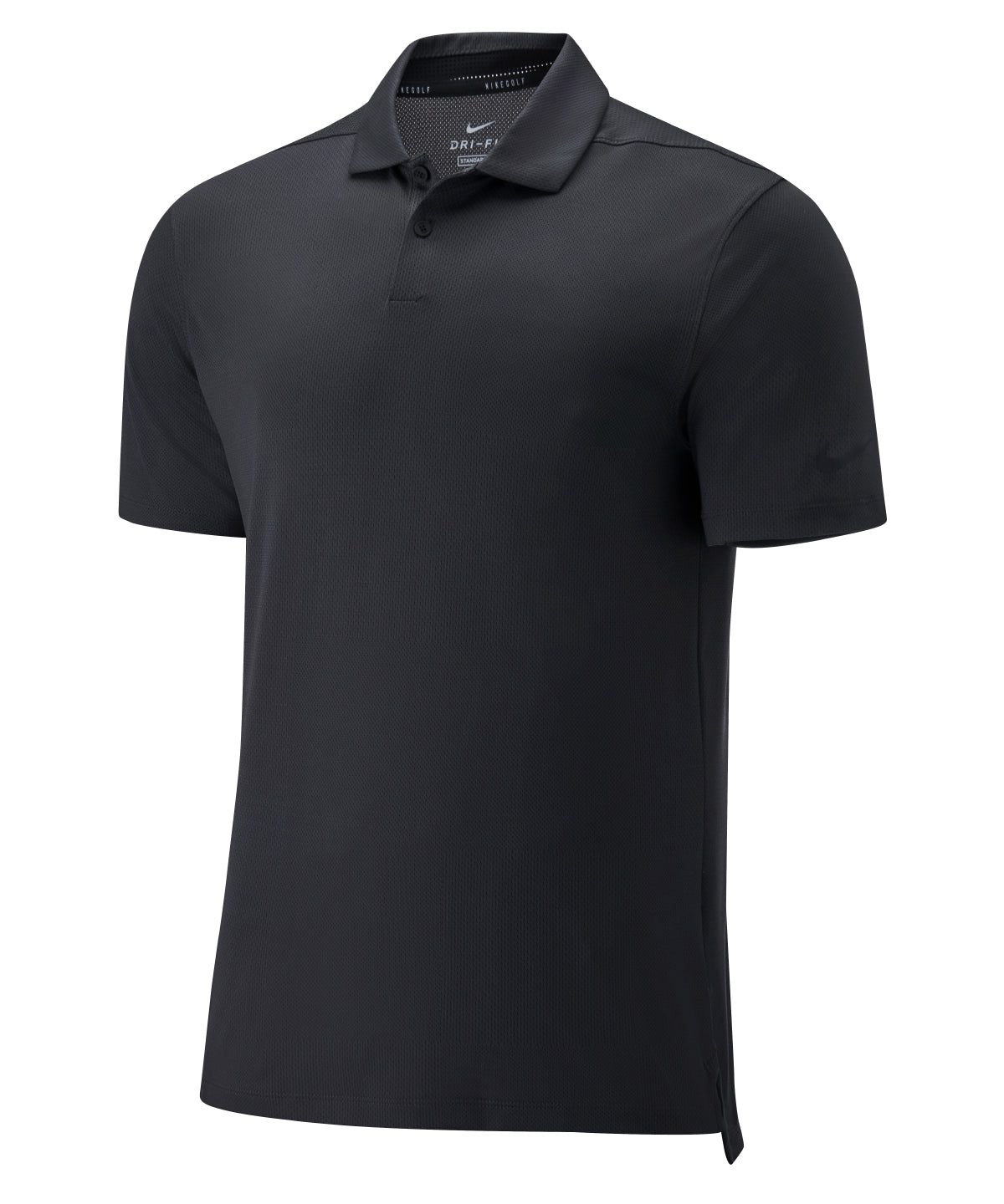 Personalised Polo Shirts - Black Nike Nike Dry Vapor jaquard polo
