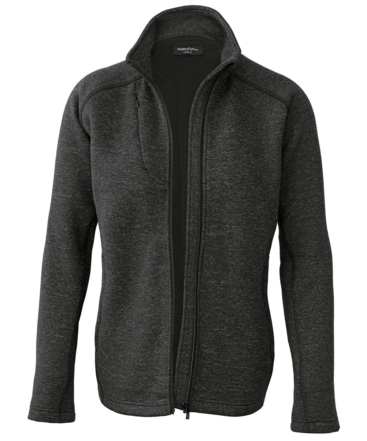 Personalised Fleeces - Dark Grey Nimbus Play Women’s Montana – knitted fleece jacket