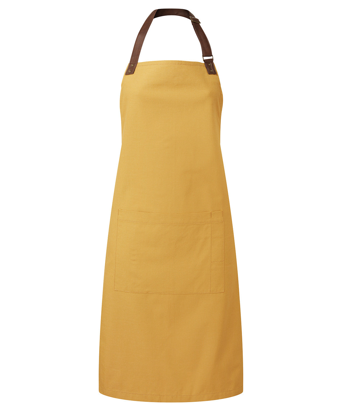 Personalised Aprons - Mustard Premier Annex Oxford bib apron