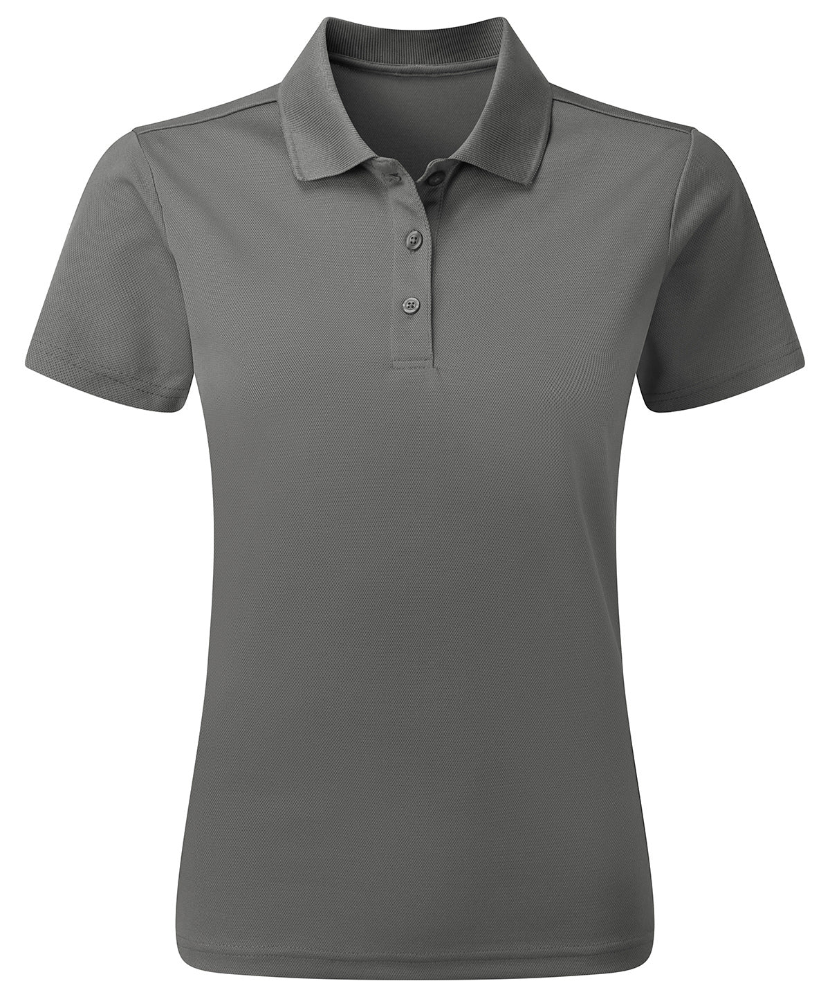 Personalised Polo Shirts - Black Premier Women’s Spun Dyed Recycled Polo Shirt