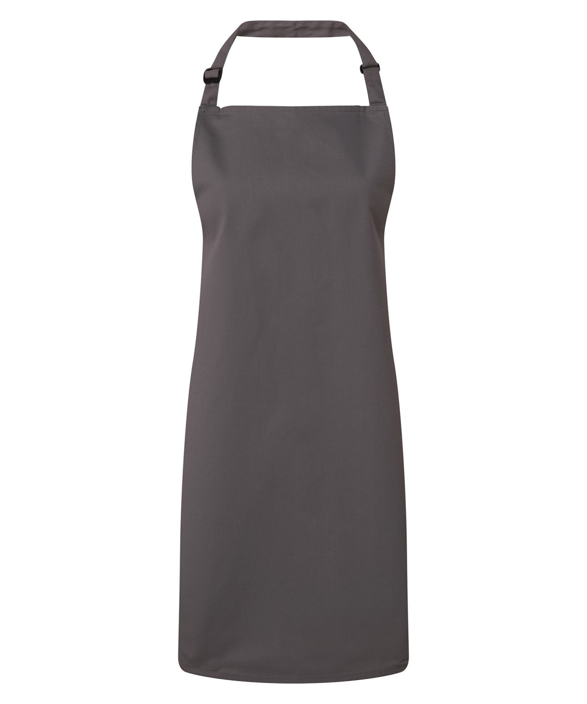 Personalised Aprons - Dark Grey Premier Antimicrobial bib apron