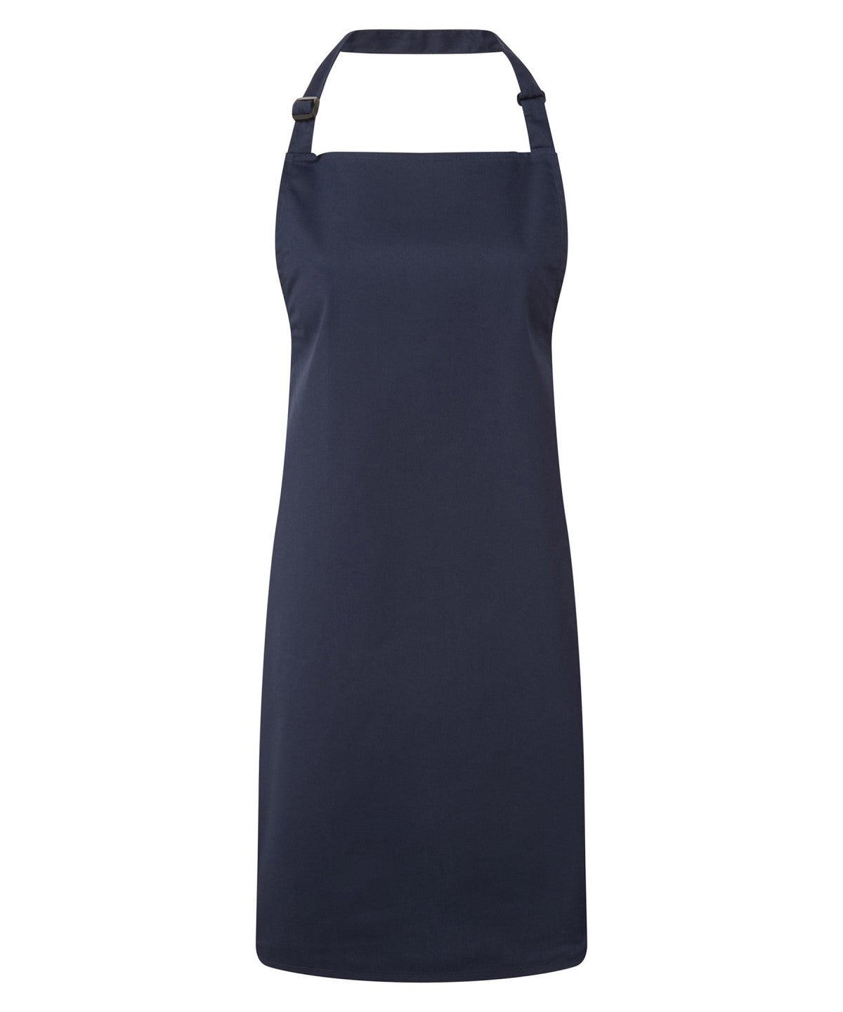 Personalised Aprons - Navy Premier Antimicrobial bib apron