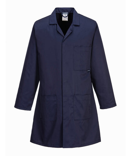 Personalised Jackets - Navy Portwest Lab coat (2852)
