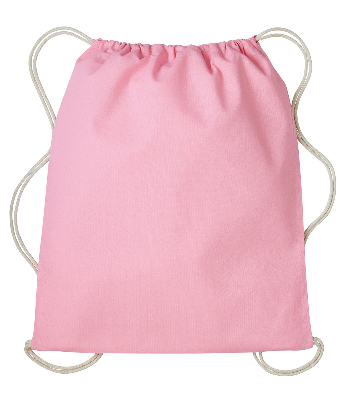 Personalised Bags - Light Pink Nutshell® Gymsac with cords