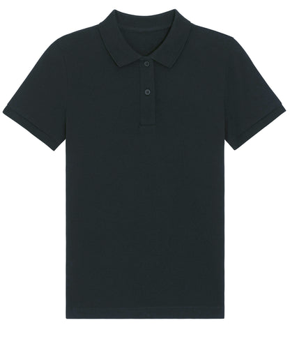 Personalised Polo Shirts - Dark Grey Stanley/Stella Stella Elliser women's fitted piqué short sleeve polo  (STPW333)