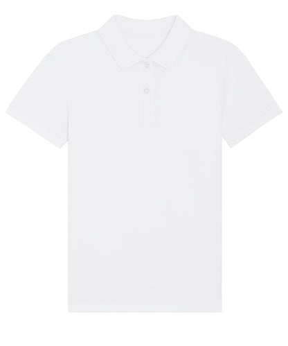 Personalised Polo Shirts - Black Stanley/Stella Stella Elliser women's fitted piqué short sleeve polo  (STPW333)