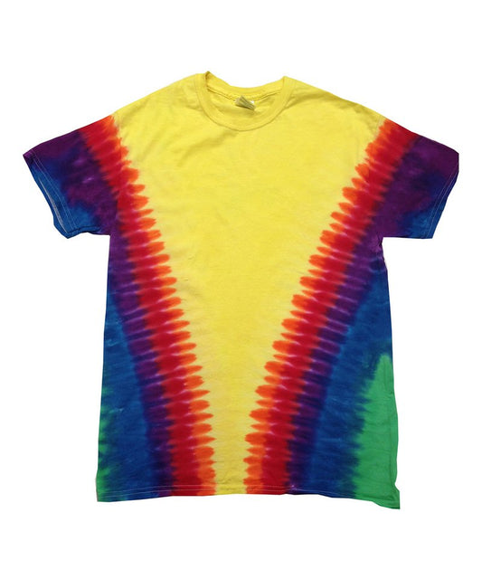 Personalised T-Shirts - Colortone Rainbow vee T