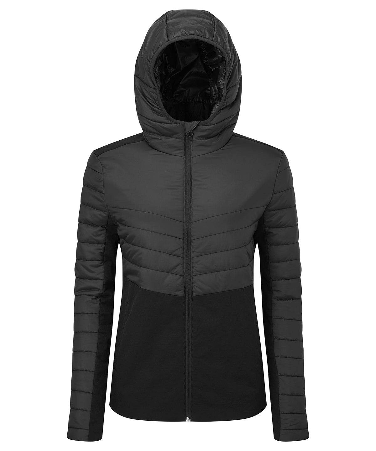 Personalised Jackets - Black TriDri® Women's TriDri® insulated hybrid jacket